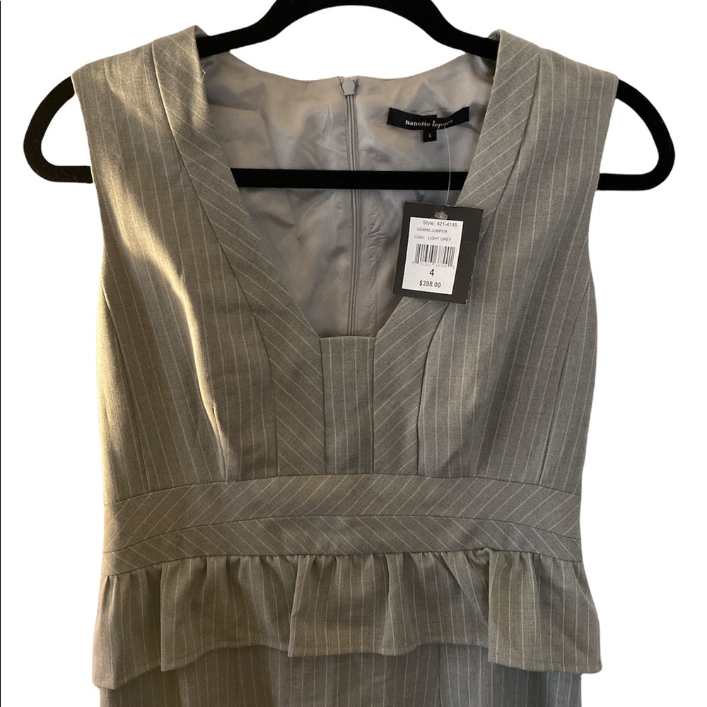 Nanette Lenore Gemini Jumper Pinstripe Dress